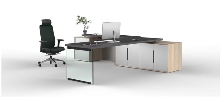 MATSU CHIC Spring — Sit-Stand Executive Desk