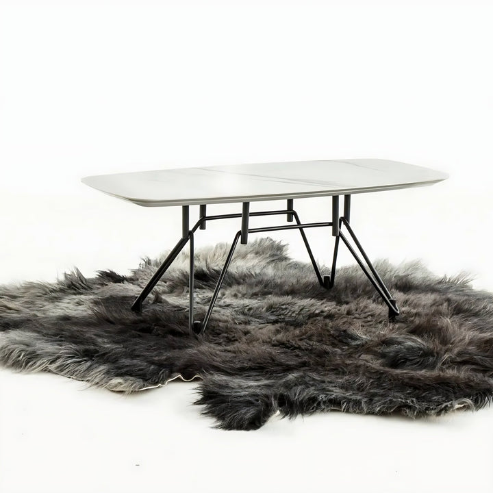 NOMAD Camp Tea Table, Sintered Stone