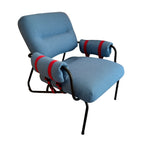 Link Lounge Chair - Stylish Upholstered Design with Braided Straps and Powder-Coated Legs - MATSU Europe & Middle East