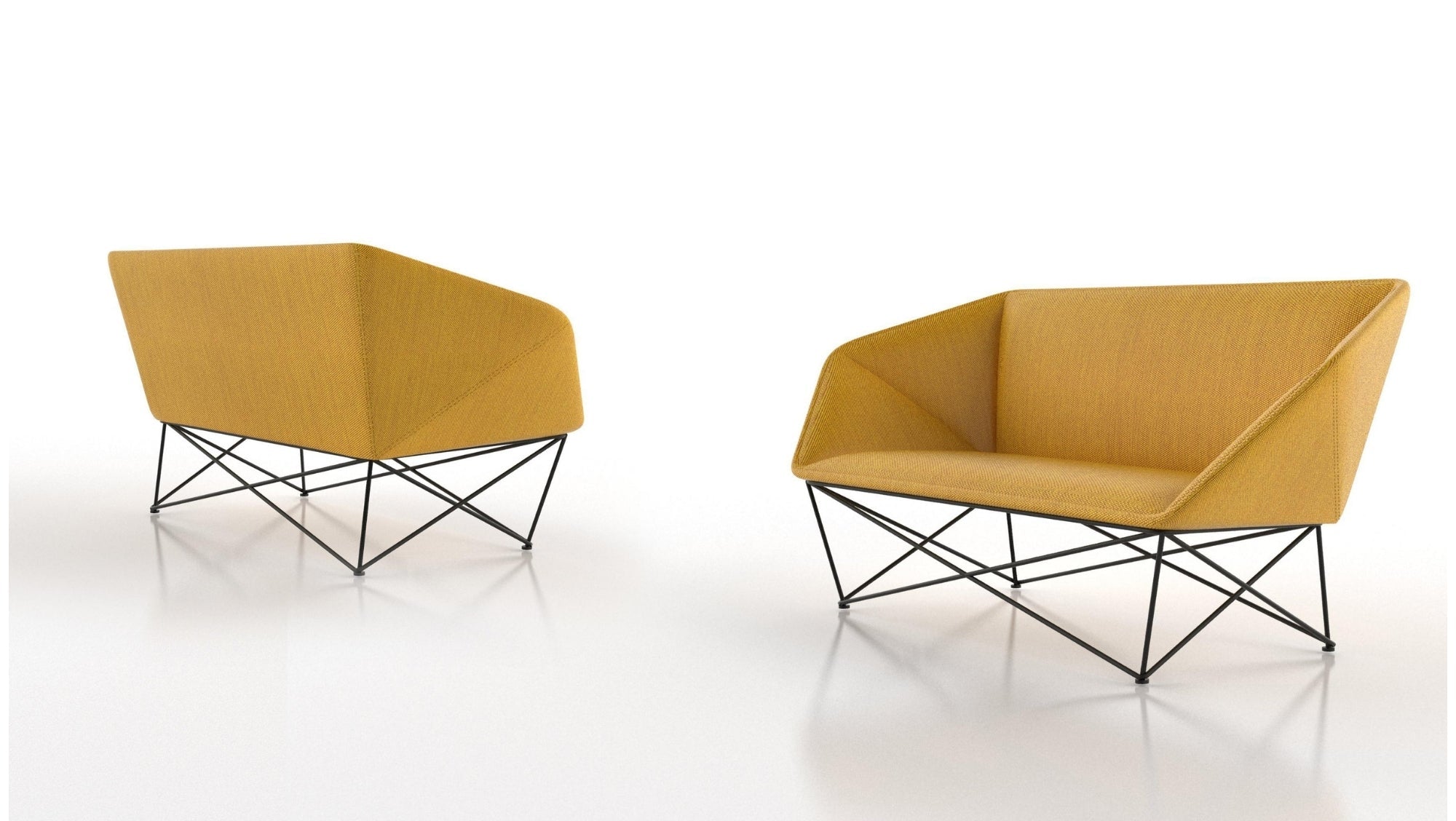 MATSU X Sofa - Modern minimalist lounge sofa with clean architectural lines and premium upholstery