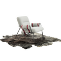 Link Lounge Chair - Stylish Upholstered Design with Braided Straps and Powder-Coated Legs - MATSU Europe & Middle East