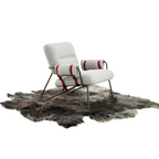 Link Lounge Chair - Stylish Upholstered Design with Braided Straps and Powder-Coated Legs - MATSU Europe & Middle East