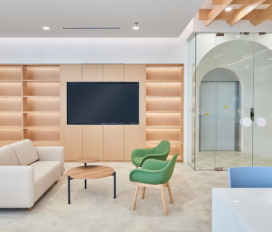 Bowler designer lounge chair by Matsu, designed by Joeri Reynaert, featuring a soft curved upholstered seat with premium Gabriel fabric