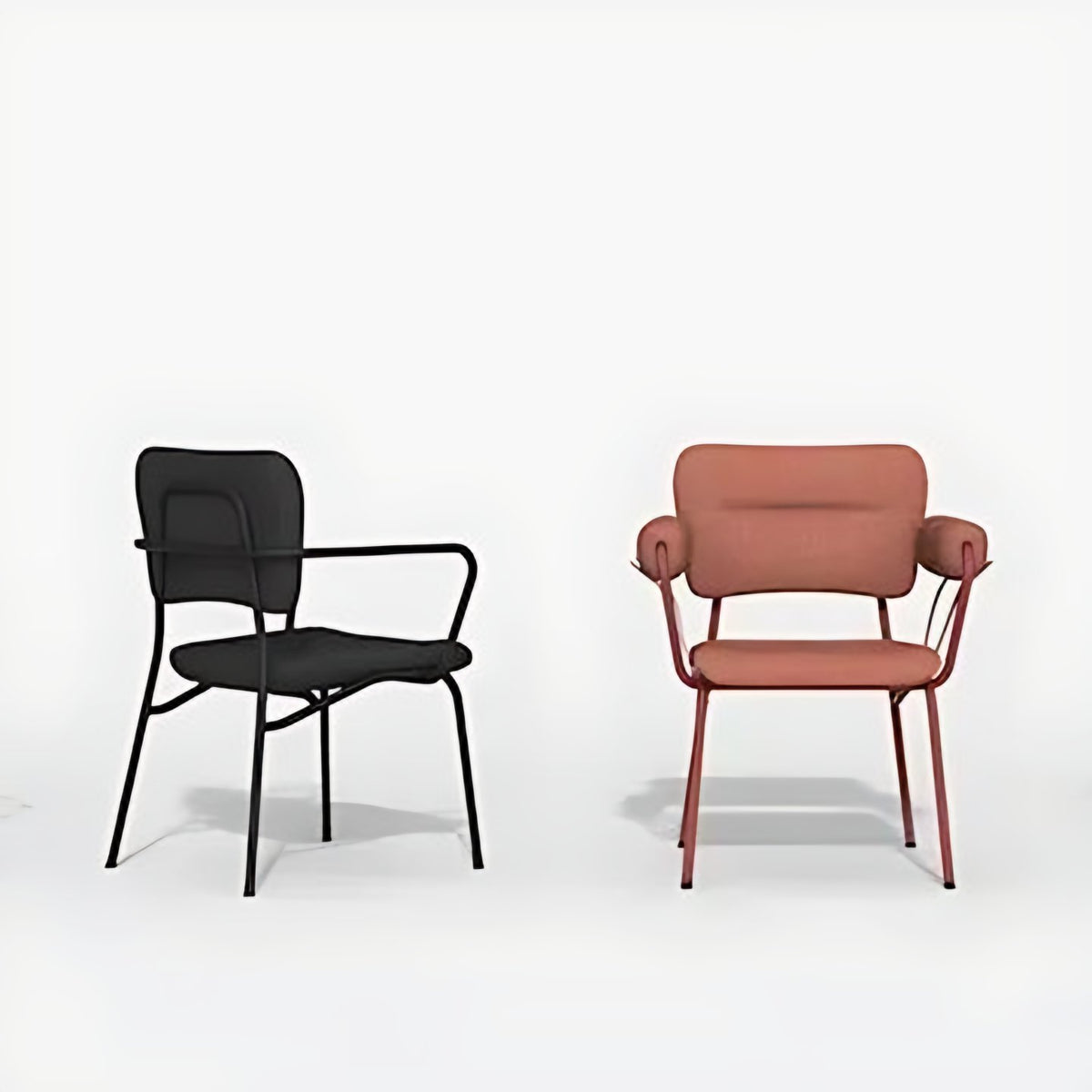 Link Dining/Bar Chair - Stylish Upholstered Design with Fabrics and Powder-Coated Legs - MATSU Europe & Middle East