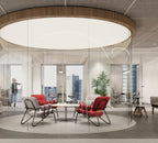 Link Lounge Chair - Stylish Upholstered Design with Braided Straps and Powder-Coated Legs - MATSU Europe & Middle East