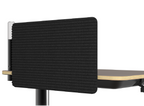 Boxwork acoustic partition with integrated LED lighting by Joeri Reynaert for Matsu — felt acoustic panel and lamp unit