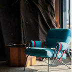 Link Lounge Chair - Stylish Upholstered Design with Braided Straps and Powder-Coated Legs - MATSU Europe & Middle East