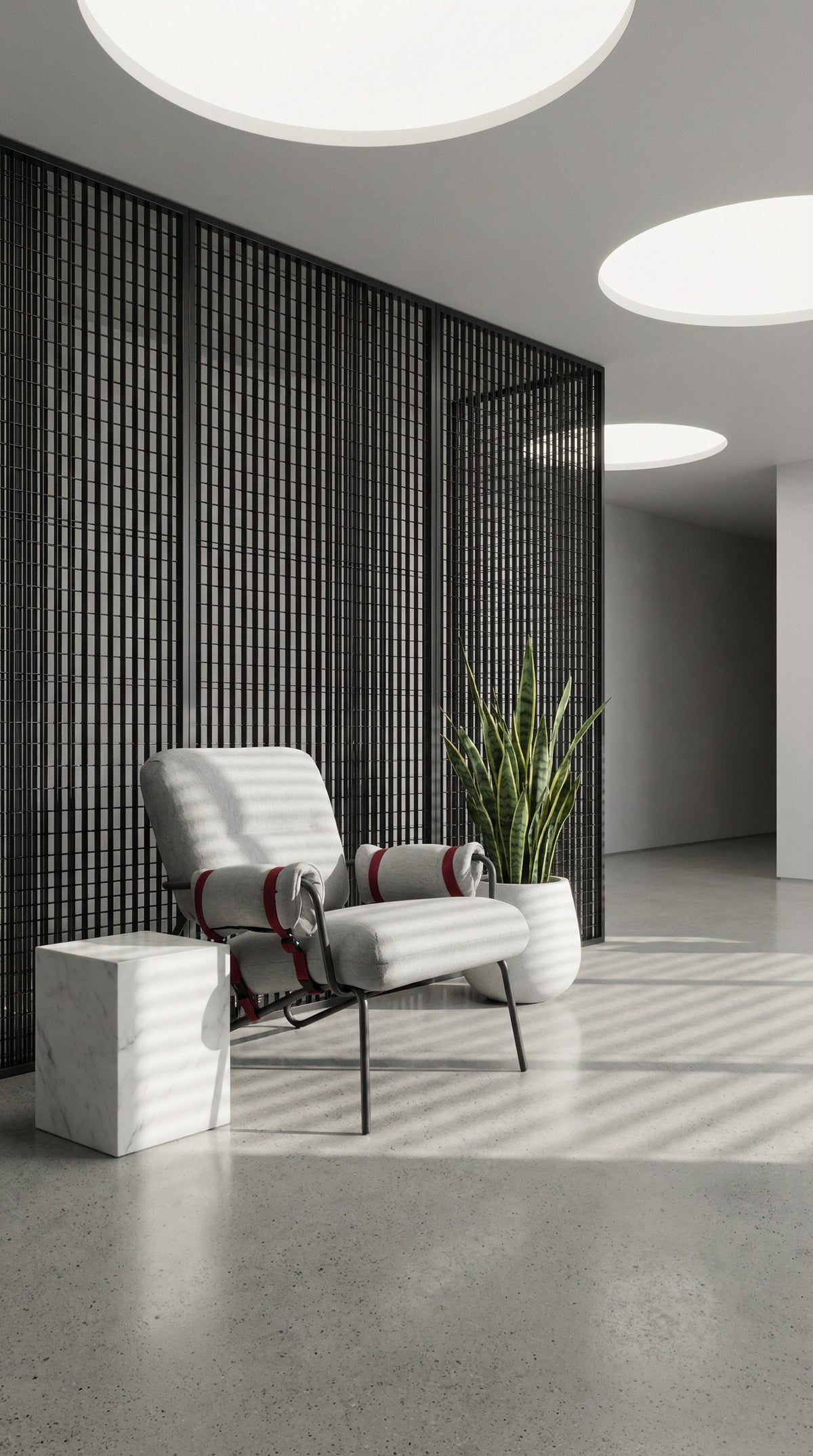 Link Lounge Chair in a light interior