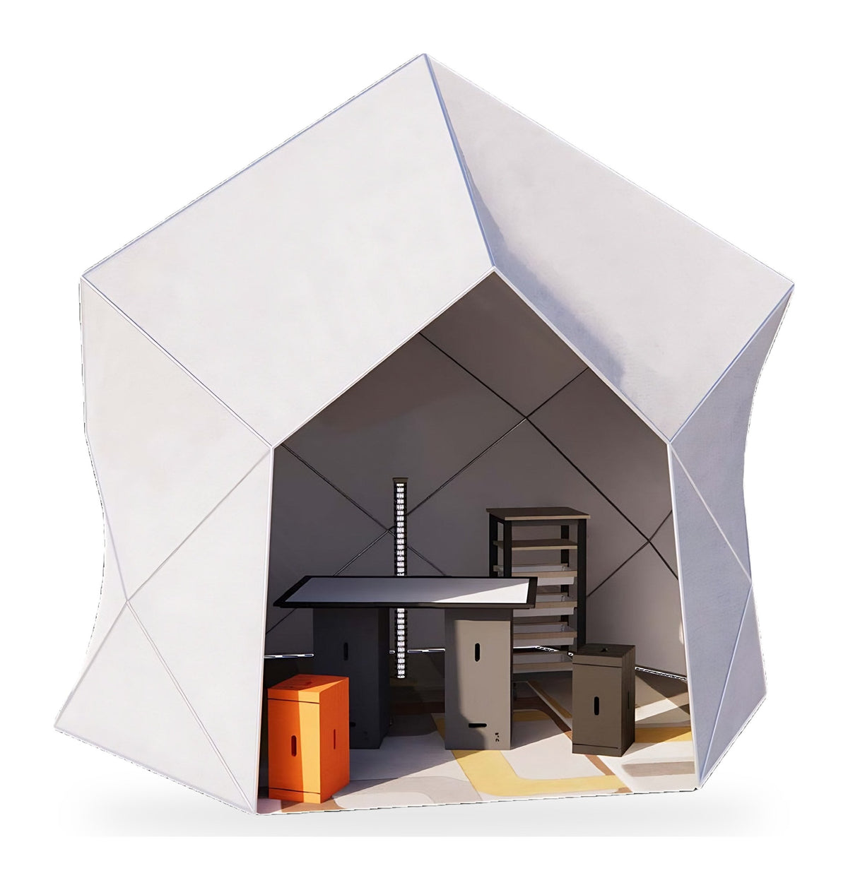Nomad Pon Yurt semi-private tent for open spaces