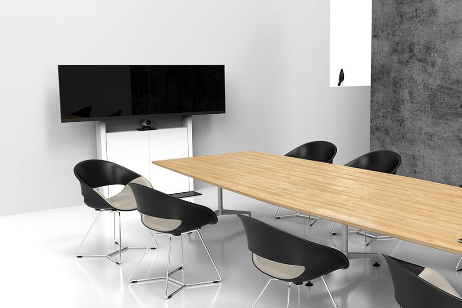 Mini-media Collaboration Table by MATSU, conference and office table – view 2