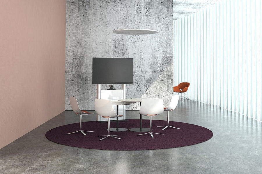 Mini-media Collaboration Table by MATSU, conference and office table – view 3