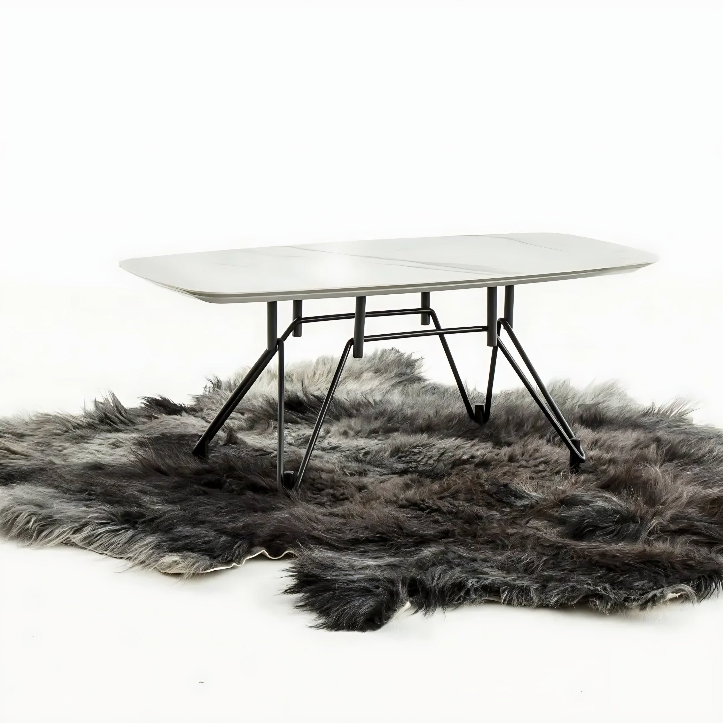 NOMAD Camp Tea Table, Sintered Stone