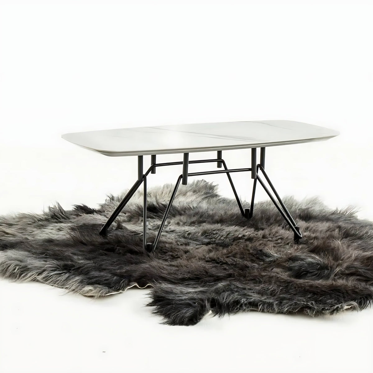 Nomad Camp Tea Table - sintered stone top - MATSU Europe & Middle East
