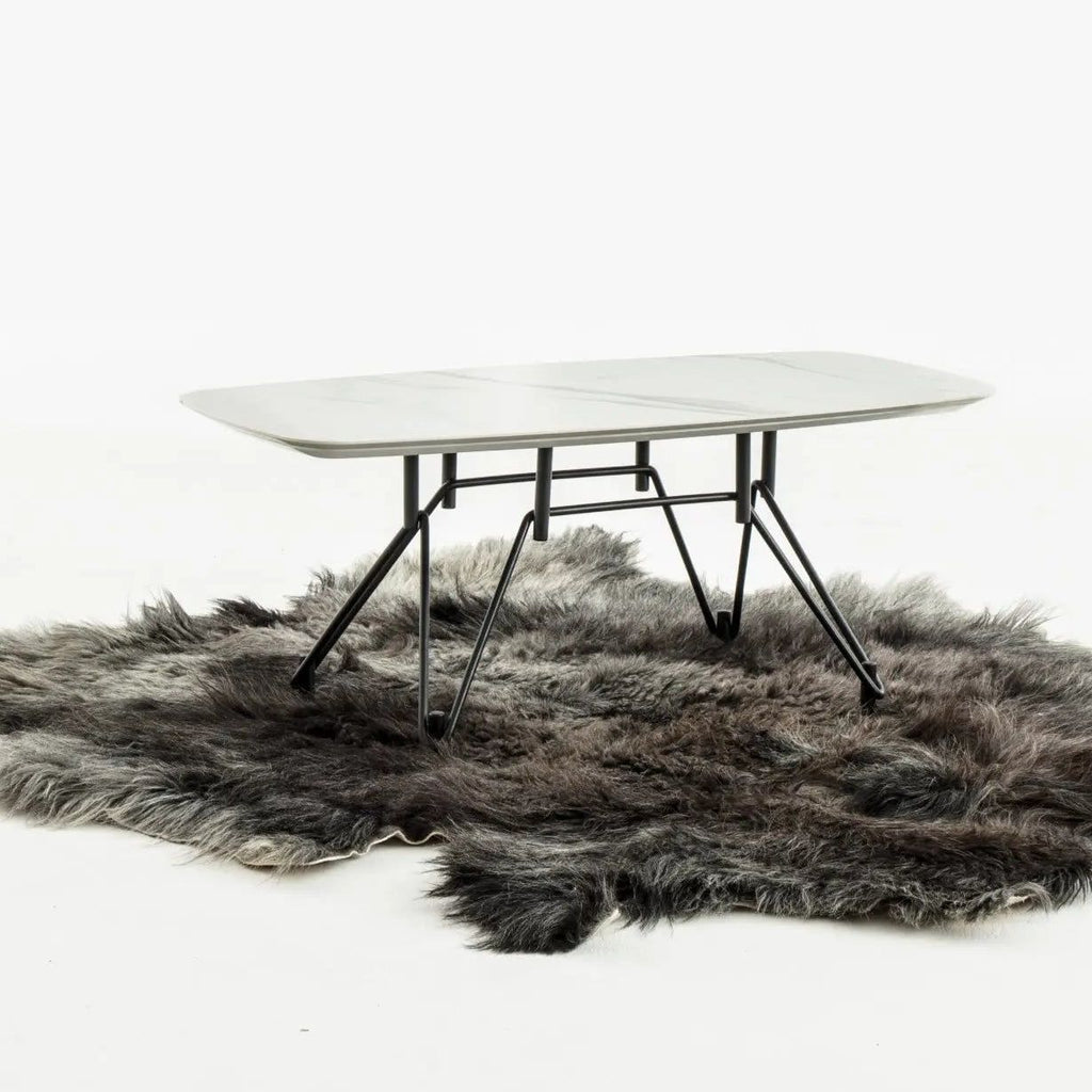Nomad Camp Tea Table - sintered stone top - MATSU Europe & Middle East