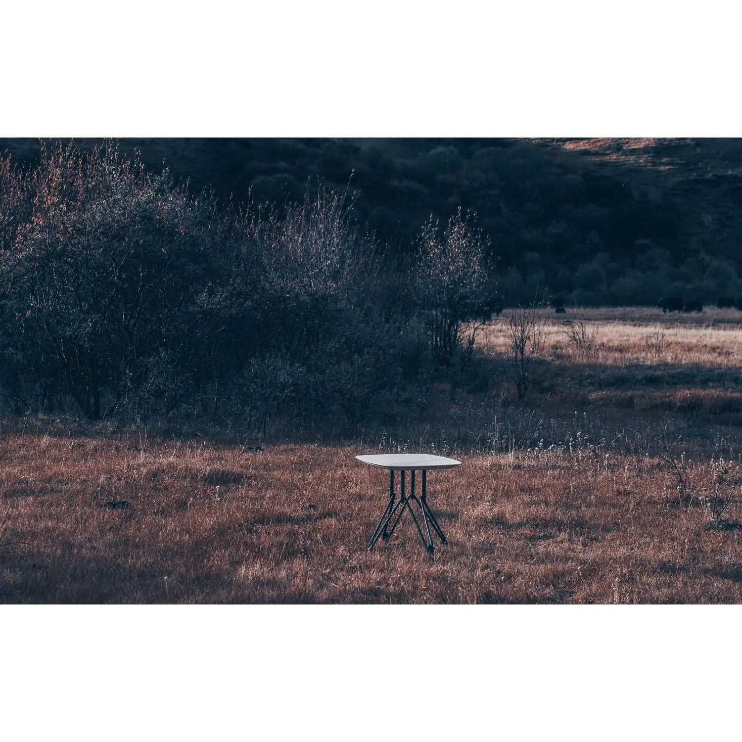 Nomad Camp Tea Table - sintered stone top - MATSU Europe & Middle East