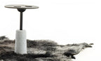 NOMAD Tea Table - Covered with Yak-Leather - MATSU Europe & Middle East