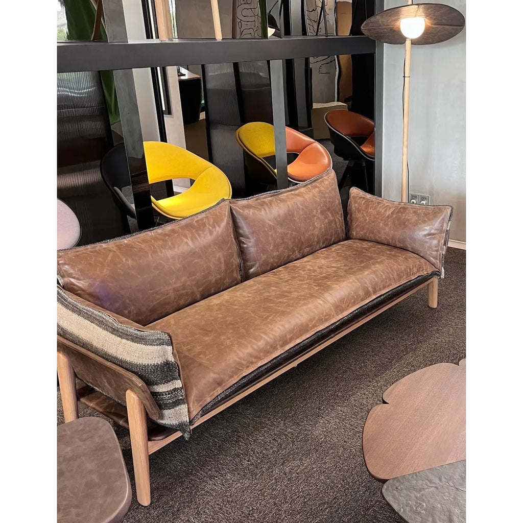 NOMAD YAK SOFA - YAK-Leather waxed and oiled (on STOCK) - MATSU Europe & Middle East