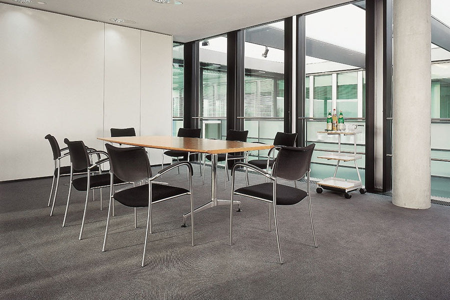 Ona Fancy Stackable Chair by MATSU, office and meeting chair – view 2