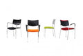Ona Fancy Stackable Chair by MATSU, office and meeting chair – view 5